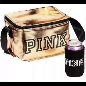 NWT VS Pink Lunch Bag and Cozy
